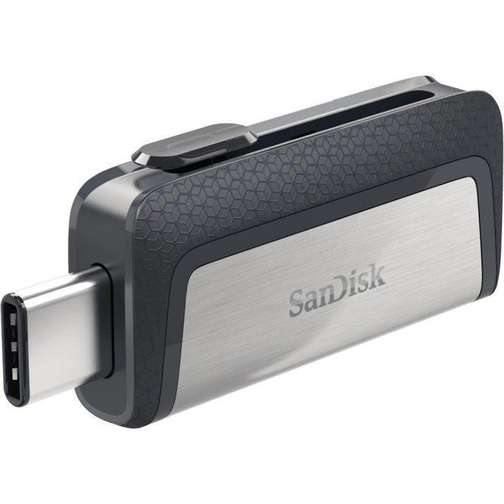 Sandisk Ultra Dual Drive USB Type-C USB chiavetta flash 64 GB USB Type-A / USB Type-C 3.2 Gen 1 (3.1 Gen 1) nero argento