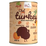 SYTA MICHA Chef Tacchino con verdure Junior - cibo umido per cani - 400g
