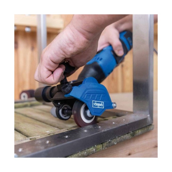 SCHEPPACH MRS500 Levigatrice satinante e spazzola per legno e metallo