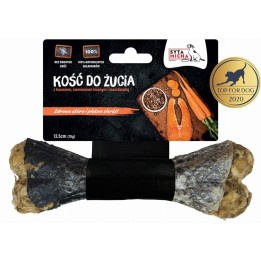 SYTA MICHA Osso da masticare per un mantello splendido - masticabile per cani - 13.5 cm