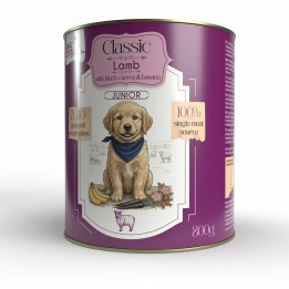 SYTA MICHA Classic Mono Junior Agnello con carote nere - cibo umido per cani - 800g
