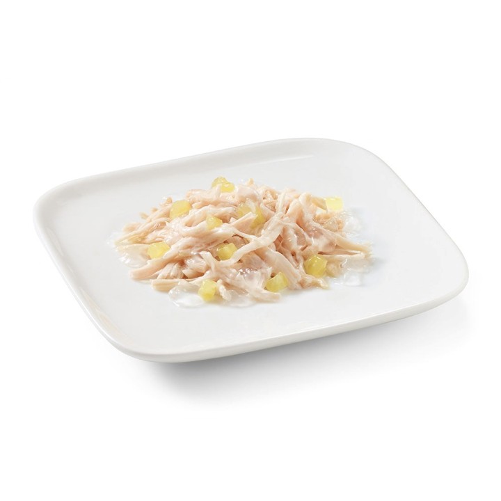 SCHESIR Pollo con ananas in gelatina - cibo umido per cani - 150g
