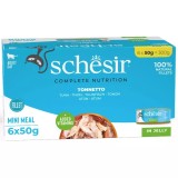 SCHESIR Tonno in gelatina - cibo umido per gatti - 6x50g