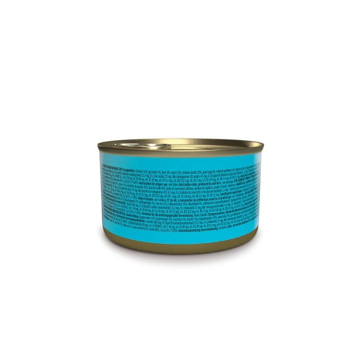 SCHESIR After Dark Petto di pollo con uovo di quaglia in brodo - cibo umido per gatti - 80g