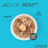 SCHESIR After Dark Petto di pollo con uovo di quaglia in brodo - cibo umido per gatti - 80g