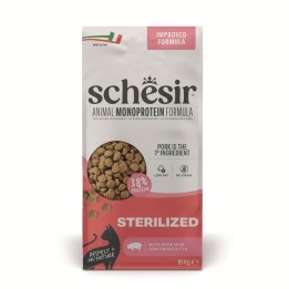 SCHESIR Animal Mono Protein Formula Sterilized prosciutto di maiale – cibo secco per gatti – 10 kg