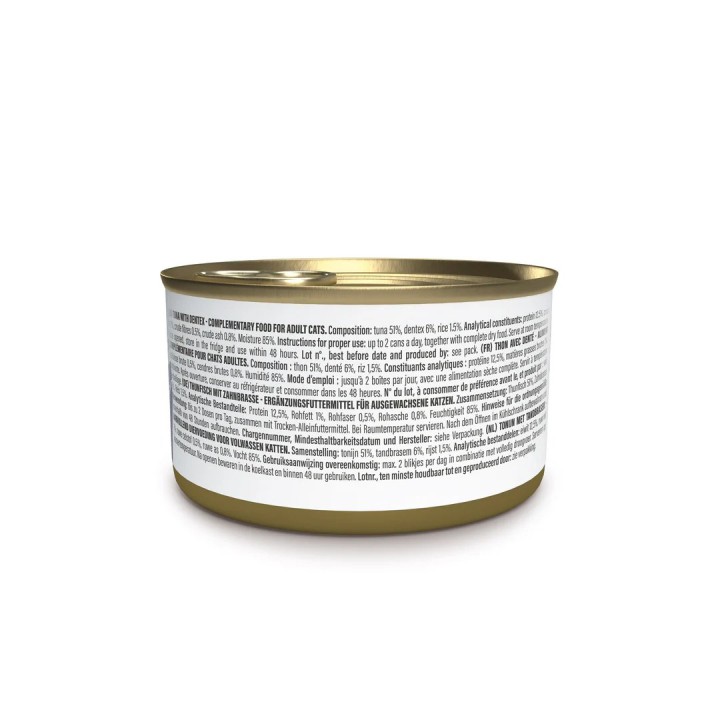SCHESIR Oceanic Adult Tonno con Dentic - cibo umido per gatti - 70g