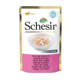 SCHESIR in gelatina Pollo con prosciutto - cibo umido per gatti - 50 g