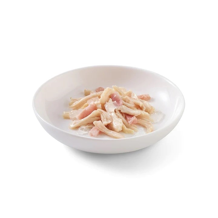SCHESIR in gelatina Pollo con prosciutto - cibo umido per gatti - 50 g