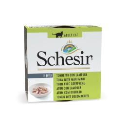 SCHESIR in gelatina Tonno con pesce re - cibo umido per gatti - 85 g