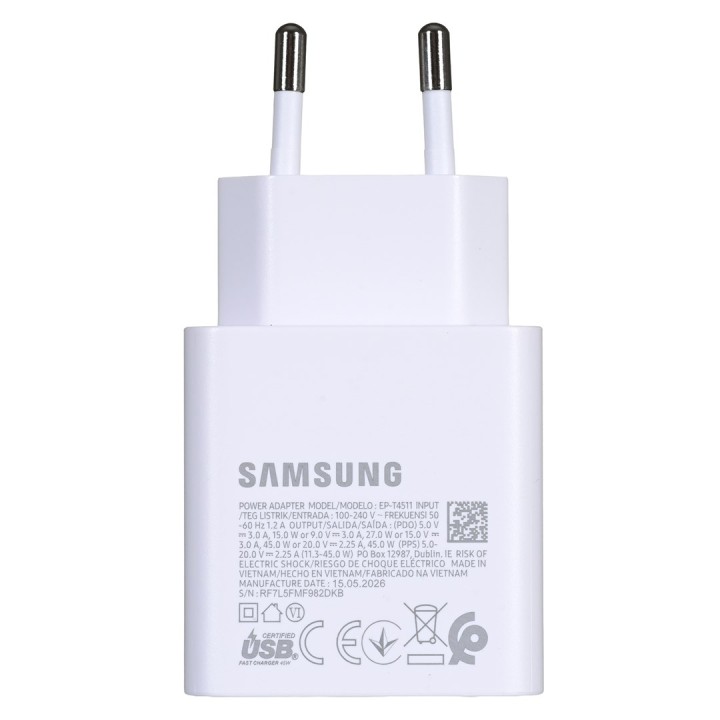 Samsung EP-T4511 Universale Bianco AC Ricarica rapida Indoor