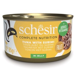 SCHESIR in gelatina Tonno con surimi - cibo umido per gatti - 85 g