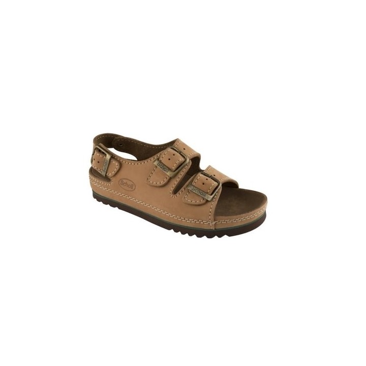 Scholl Sandali Cinghia posteriore Air Bag Comodi Marrone 36