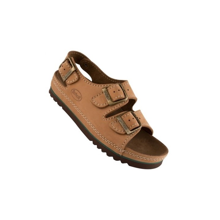 Scholl Sandali Cinghia posteriore Air Bag Comodi Marrone 36