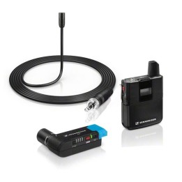 Sennheiser AVX-ME2 SET - Set microfono wireless digitale con microfono a risvolto e mini trasmettitore completamente automatico
