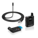 Sennheiser AVX-ME2 SET - Set microfono wireless digitale con microfono a risvolto e mini trasmettitore completamente automatico