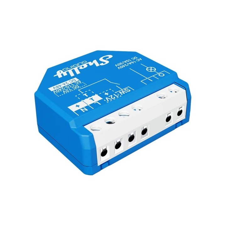 Shelly Qubino Wave 1 - controllore relay/Z-Wave da incasso a 1 canale 230 V