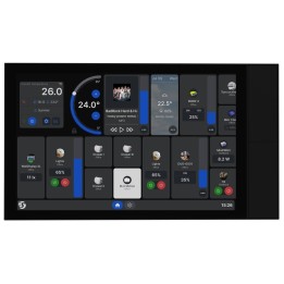 Shelly Display XL Wi-Fi Bluetooth Pannello di controllo Smart Home Nero