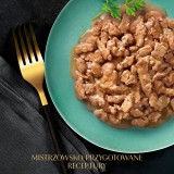 SHEBA vassoio salsa pollame/pollo/tacchino - cibo umido per gatti - 32x85 g