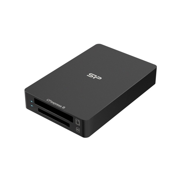 Lettore schede di memoria SILICON POWER CreatePro BS10 CFexpress Type B e SD 4.0 10Gbps nero