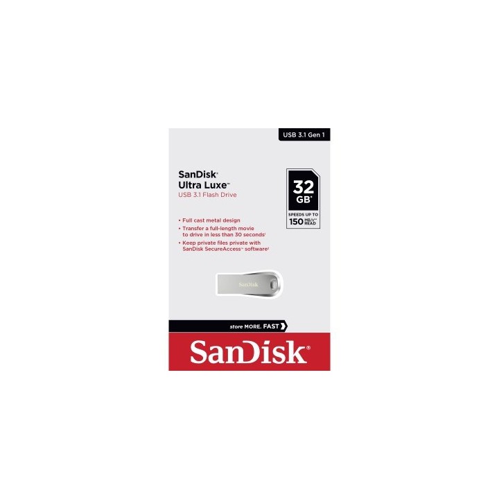 SanDisk 00183579 USB chiavetta flash 32 GB USB Type-A 3.2 Gen 1 (3.1 Gen 1) argento