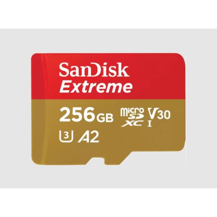 SanDisk Extreme 256 GB MicroSDXC UHS-I Classe 10