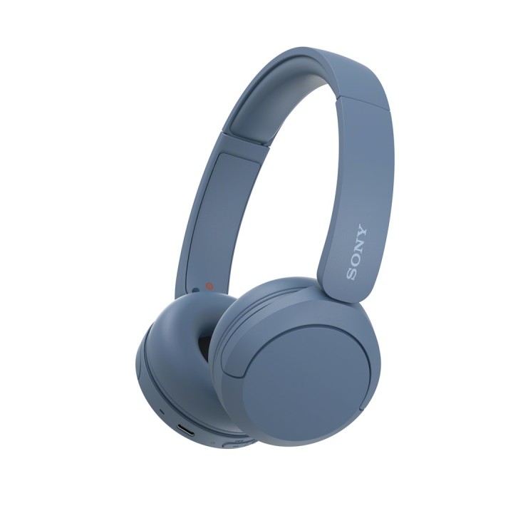 Sony WH-CH520 Cuffia Wireless Archetto Chiamate/Musica USB Type-C Bluetooth Blu