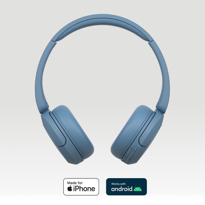 Sony WH-CH520 Cuffia Wireless Archetto Chiamate/Musica USB Type-C Bluetooth Blu