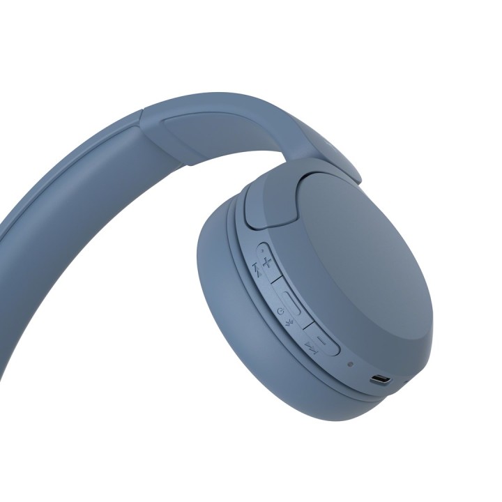 Sony WH-CH520 Cuffia Wireless Archetto Chiamate/Musica USB Type-C Bluetooth Blu