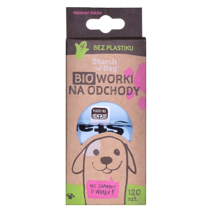STARCH BAG - Sacchetti per i bisogni del cane - 8 x 15