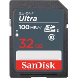 SanDisk Ultra 32GB SDHC Scheda di memoria 100MB/s UHS-I Classe 10