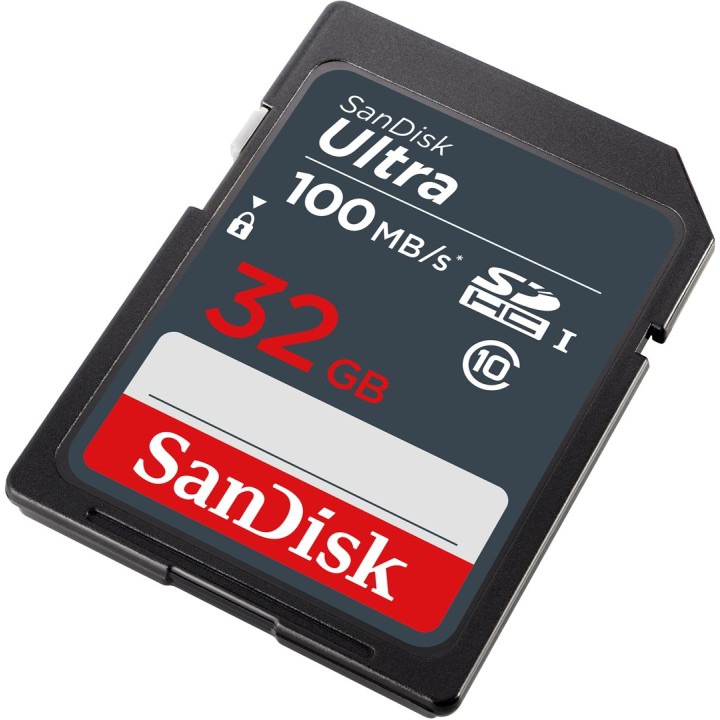 SanDisk Ultra 32GB SDHC Scheda di memoria 100MB/s UHS-I Classe 10