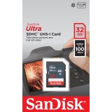 SanDisk Ultra 32GB SDHC Scheda di memoria 100MB/s UHS-I Classe 10