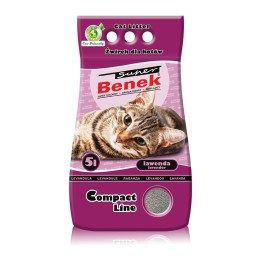 Certech Super Benek Compact Lavanda - Lettiera per gatti agglomerante 5 l
