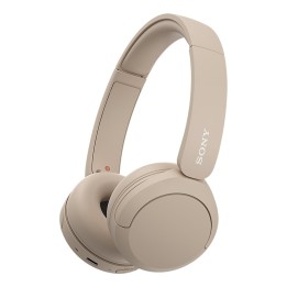Sony WH-CH520 Cuffie Wireless Fascia Head-band Chiamate/Musica USB Type-C Bluetooth Base di ricarica Crema