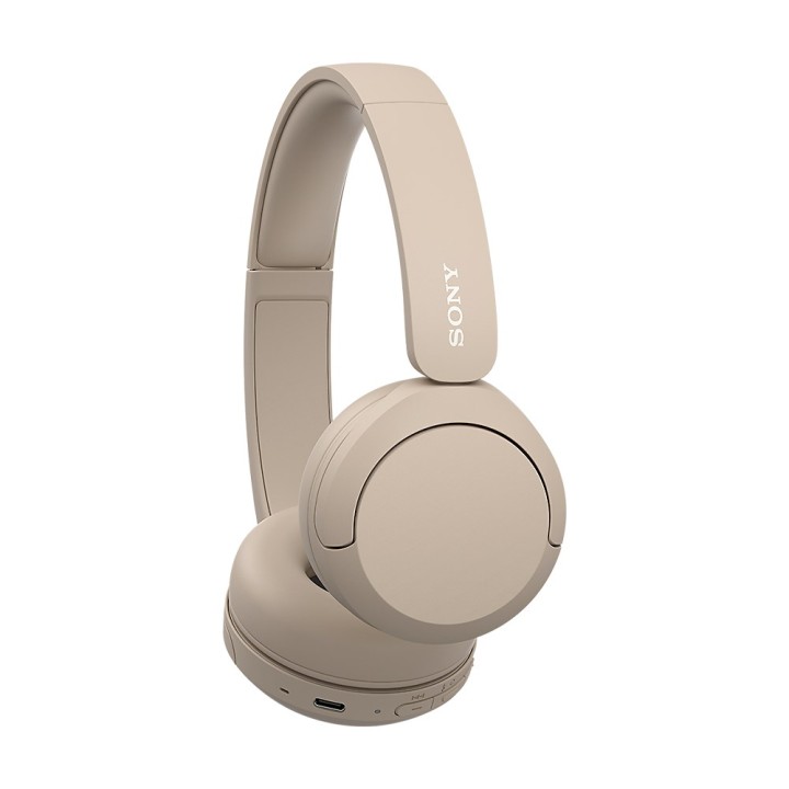 Sony WH-CH520 Cuffie Wireless Fascia Head-band Chiamate/Musica USB Type-C Bluetooth Base di ricarica Crema