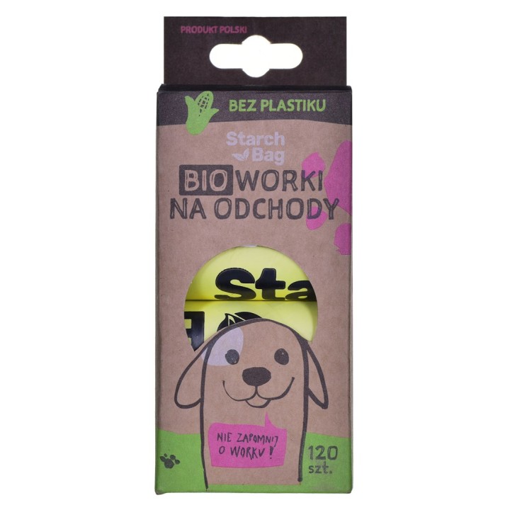 STARCH BAG - Sacchetti per i bisogni del cane - 8 x 15