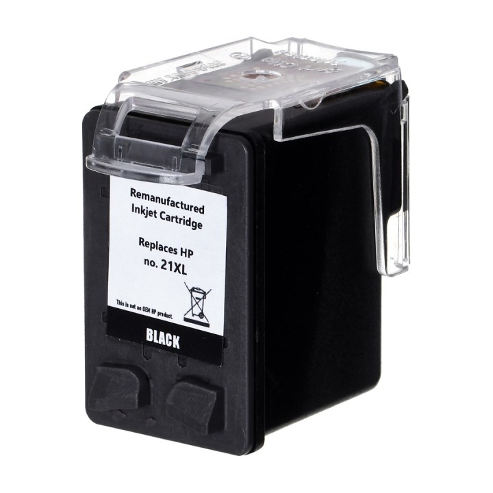 Superbulk B-H21XL Inchiostro nero per stampante HP (Sostituzione HP 21XL C9351A) Standard