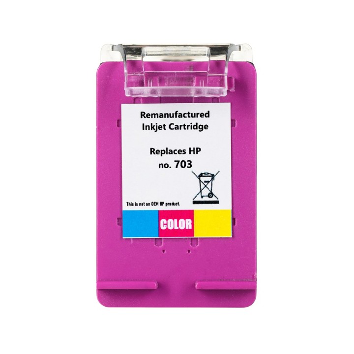 Superbulk Inchiostro per stampante HP B-H703C (ricambio HP 703 CD888) tricromia standard