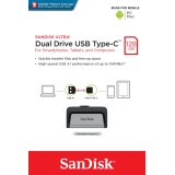 Sandisk Ultra Dual Drive USB Type-C USB chiavetta flash 128 GB USB Type-A / USB Type-C 3.2 Gen 1 (3.1 Gen 1) nero argento