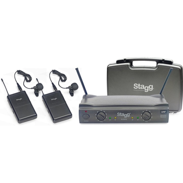 Stagg SUW 50 LL FH EU Sistema wireless UHF Nero