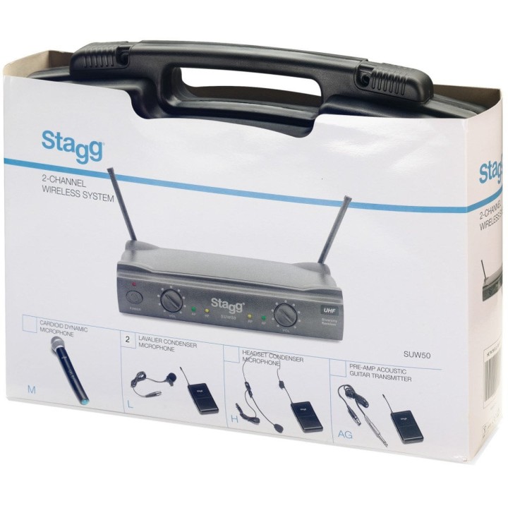 Stagg SUW 50 LL FH EU Sistema wireless UHF Nero