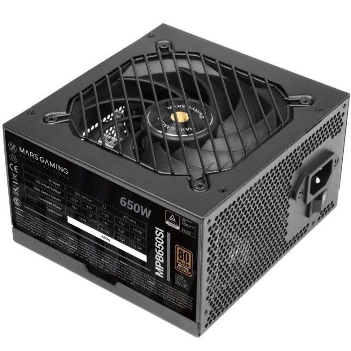 Mars Gaming MPB650SI alimentatore 650 W 24-pin ATX ATX nero