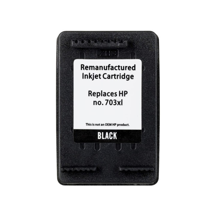 Superbulk Inchiostro per stampante HP B-H703BK (ricambio HP 703 CD887) standard nero