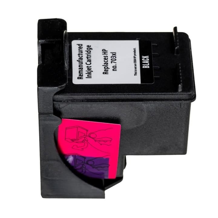 Superbulk Inchiostro per stampante HP B-H703BK (ricambio HP 703 CD887) standard nero