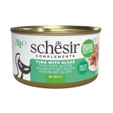 SCHESIR Complements Tonno con alghe in gelatina - cibo umido per gatti - 70g