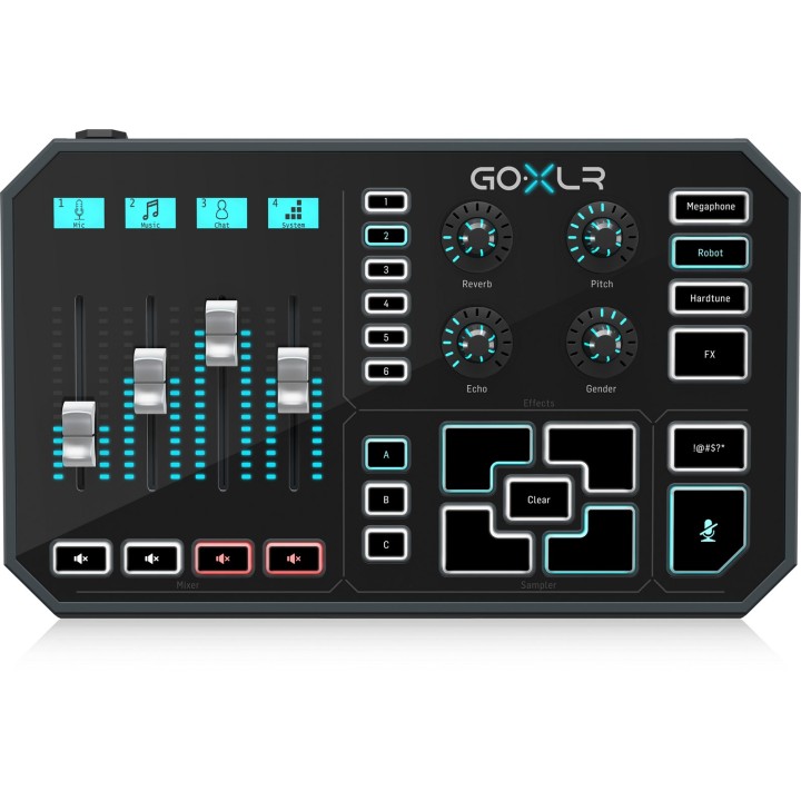 TC Helicon GO XLR - mixer e sampler per streaming
