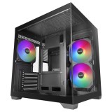 Mars Gaming MCVIEW3 case per PC Mini Tower nero