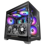Mars Gaming MCVIEW3 case per PC Mini Tower nero