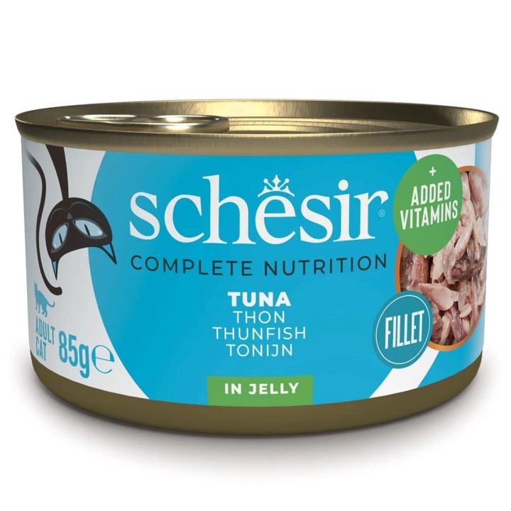 SCHESIR in gelatina Tonno - cibo umido per gatti - 85 g